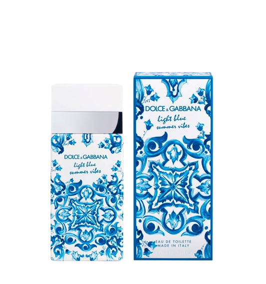DOLCE&GABBANA - LIGHT BLUE SUMMER VIBES EAU DE TOILETTE 100 ML (SCATOLATO)
